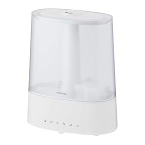 アイリスオーヤマ加湿器 ホワイト 楽天市場】【最大400円OFF☆くらしに＋】 加湿器 卓上 小型 加熱